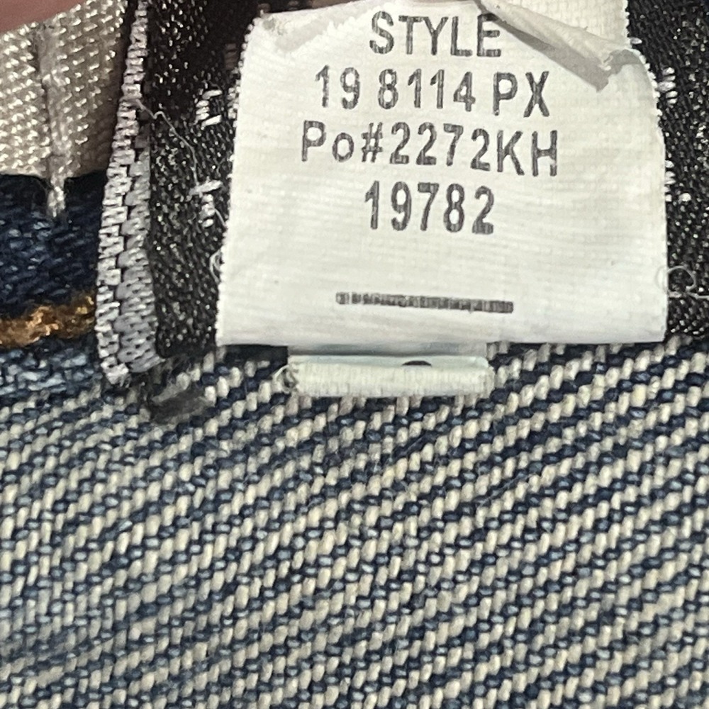 Y2K Urban Pipeline Jeans 34x34 (32x33) Men 2000s 00s Baggy Wide Relaxed Straight - Picture 12 of 13